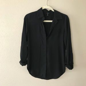 Mossimo Supply Co. Black Blouse